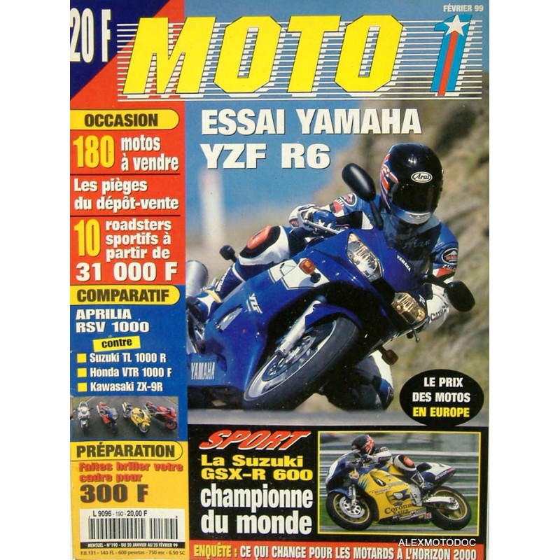 Moto 1 n° 190